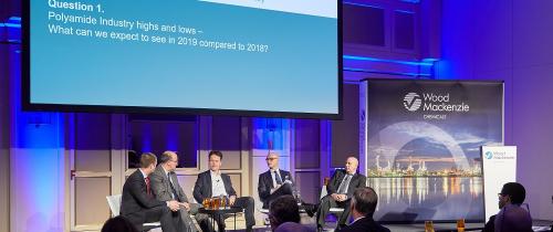DOMO Chemicals participated in a panel dicussing the current situation of the Polyamide industry during the Wood Mackenzie European Nylon conference. Copyrights: Jean-Luc Valentin/DOMO Chemicals