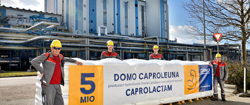 DOMO produces five millionth tonnes of caprolactam