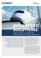 DOMO High Speed Solutions for Railways 